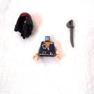 Lego Jack Sparrow Mini Figure Hair Torso Sword Parts Pirates Carribean