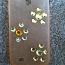 Orange Galaxy S3 Case.Orange & Yellow Gems