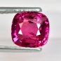 1.52 Ct Natural Top Rare Pink Red Ruby Cushion Certified Unheated Vinza Tanzania