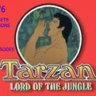 Tarzan Lord of the Jungle CARTOON SHOW Complete on 5 DISCS