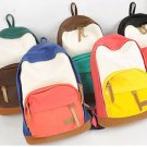 College Wind canvas shoulder bag Korean fashion students backpack schoolbag travelbag fashion bag
