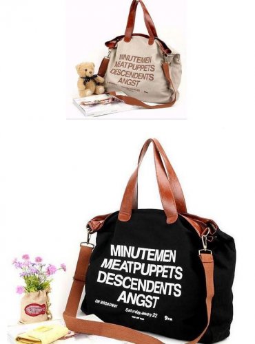 2013 new canvas bag leisure bag unisex shoulder bag handbag