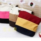 2013 new three-color stitching College Wind  shoulder bag canvas bag schoolbag