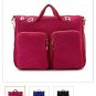 Korean version latest high-grade matte leather dual diagonal shoulder bag handbag lady bag