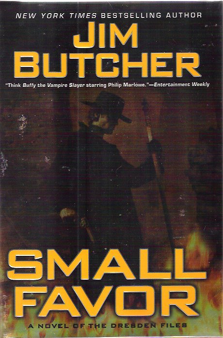 JIM BUTCHER - DRESDEN FILES Small Favor 1st/1st Signed
