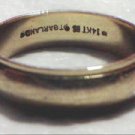 14K YELLOW SOLID GOLD BAND RING - MEN
