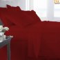 1000 TC EGYPTIAN COTTON SHEET SET TWIN XL SIZE WINE COLOR