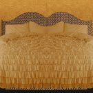 1000 TC EGYPTIAN COTTON RUFFLE DUVET QUEEN SIZE GOLD COLOR