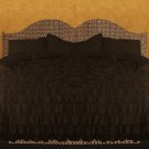 1000 TC EGYPTIAN COTTON RUFFLE DUVET KING SIZE CHOKLET COLOR