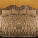 1000 TC EGYPTIAN COTTON RUFFLE DUVET KING SIZE TAQUE COLOR