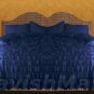 800 TC EGYPTIAN COTTON RUFFLE DUVET Queen SIZE blue