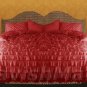 800 TC EGYPTIAN COTTON RUFFLE DUVET Queen SIZE Bugandy
