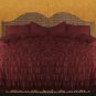 800 TC EGYPTIAN COTTON RUFFLE DUVET Queen SIZE Burgandy