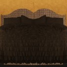 800 TC EGYPTIAN COTTON RUFFLE DUVET Queen SIZE Chocklet