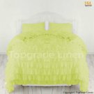 800 TC EGYPTIAN COTTON RUFFLE DUVET Queen SIZE Lear