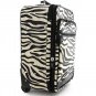 Zebra Print Tote & Luggage Set