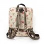Embroidered Floral Drawstring Canvas Bag