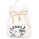 Vegan "Leather" Snoopy and Woodstock Backpack