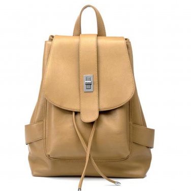 Decorative Buckle Vegan Leather Bag