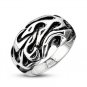 SPIKES TRIBAL FLAMES RING SIZE 12