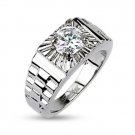 Spikes Temple CZ Stage Ring SIZE 13