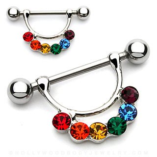 Gay Pride Nipple Shield