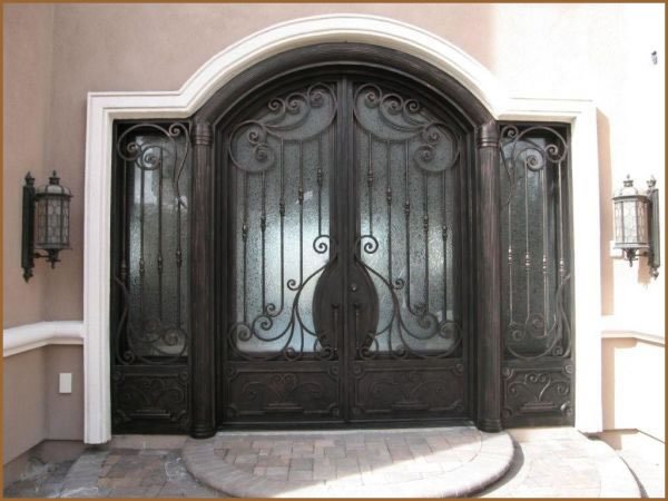 The Neoclassical Style Dadst 003 Wrought Iron Doors