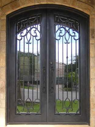 The Neoclassical Style DED-045 Iron Doors