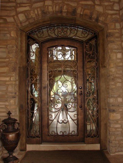 Wrought Iron Doors-----French Architectural Style SADST-003