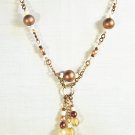 N3 - Brown beaded necklace