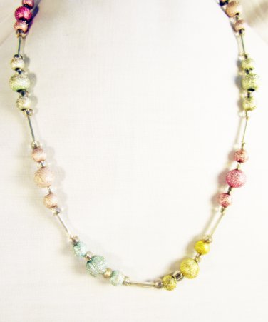 N5 - pastel beaded necklace