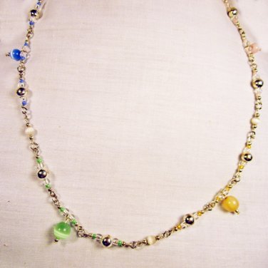 N18 - pastel beaded necklace