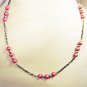 N29 - pink beaded necklace