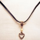 N32 - black beaded necklace