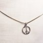 N34 - peace sign necklace
