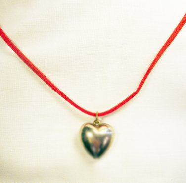 N37 - red cord necklace