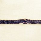 N40 - black knotted cord necklace