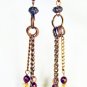 E3 - brown beaded earrings