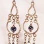 E6 - gray beaded earrings