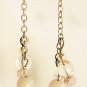 E32 - pink beaded earrings
