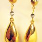 E35 - gold-plated earrings
