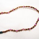 AB2 - purple knotted bracelet