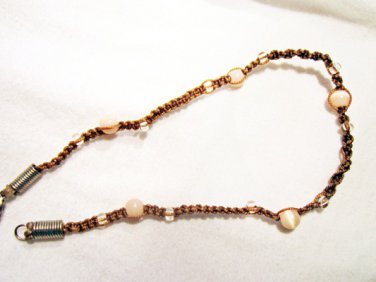 AB9 - pale pink knotted bracelet