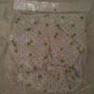 white with green dots