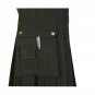 Black Utility Modern Kilt Black Custom Made