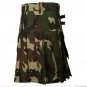 Military Camouflage Active Men Modern Kilt Custom Made