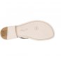 NEW KENNETH COLE Gold Roman Thong Wood Accent LEATHER Sandals 7.5