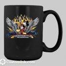 large blace rockebrity coffee mug