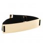 1pcs Fashion Elastic Mirror Metal Waist Belt Metallic Bling Gold Plate Wide Obi Band