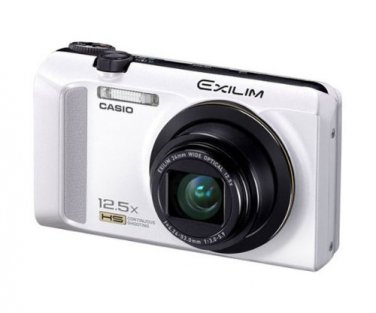 Casio Exilim EX-ZR200 High Speed 16 MP, 12x Optical Zoom Compact Digital Camera (White)